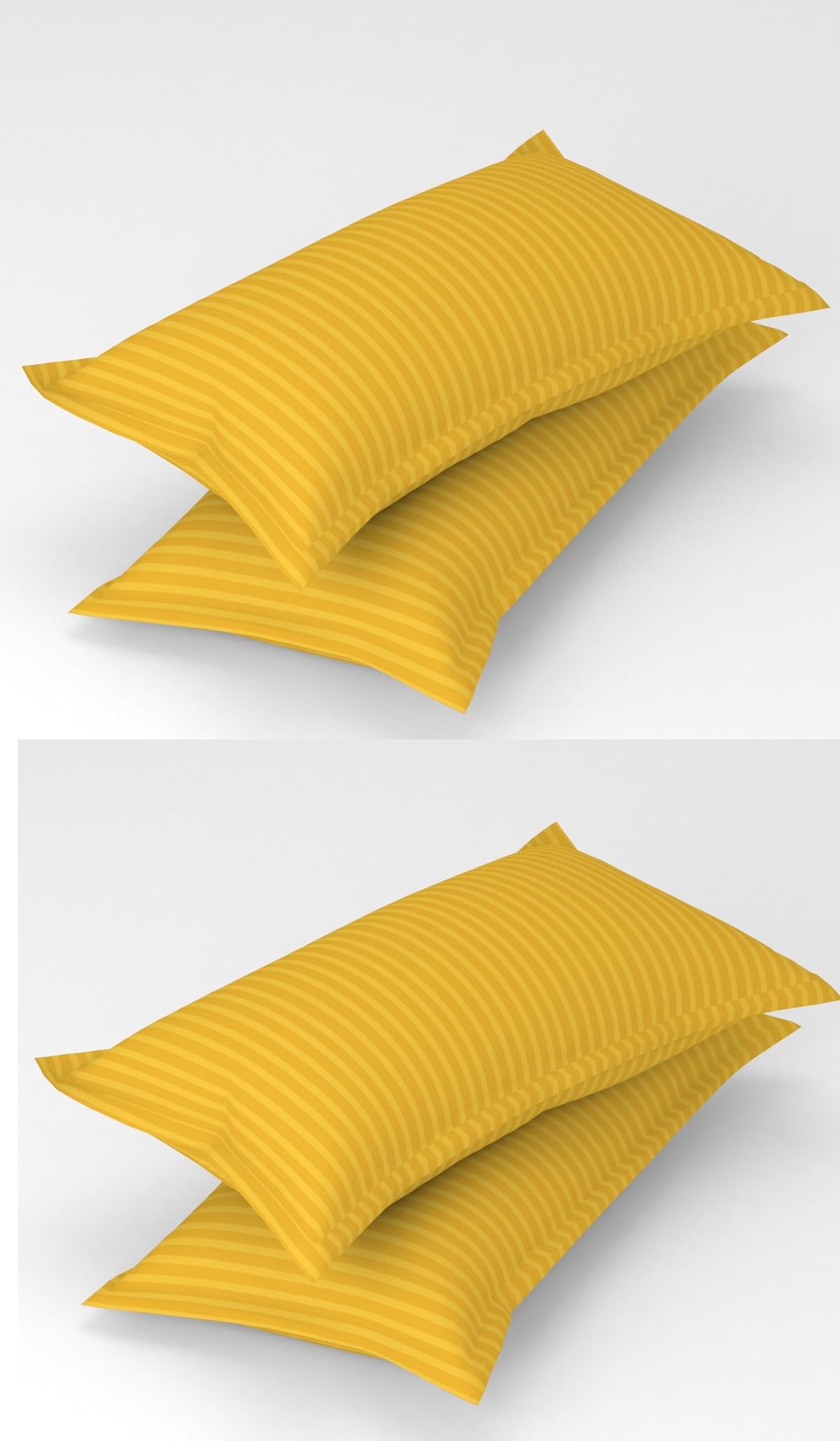 Beige Stripe Pillow Covers - Soft Cotton -17 Beige Stripe Pillow Covers - Soft Cotton -17