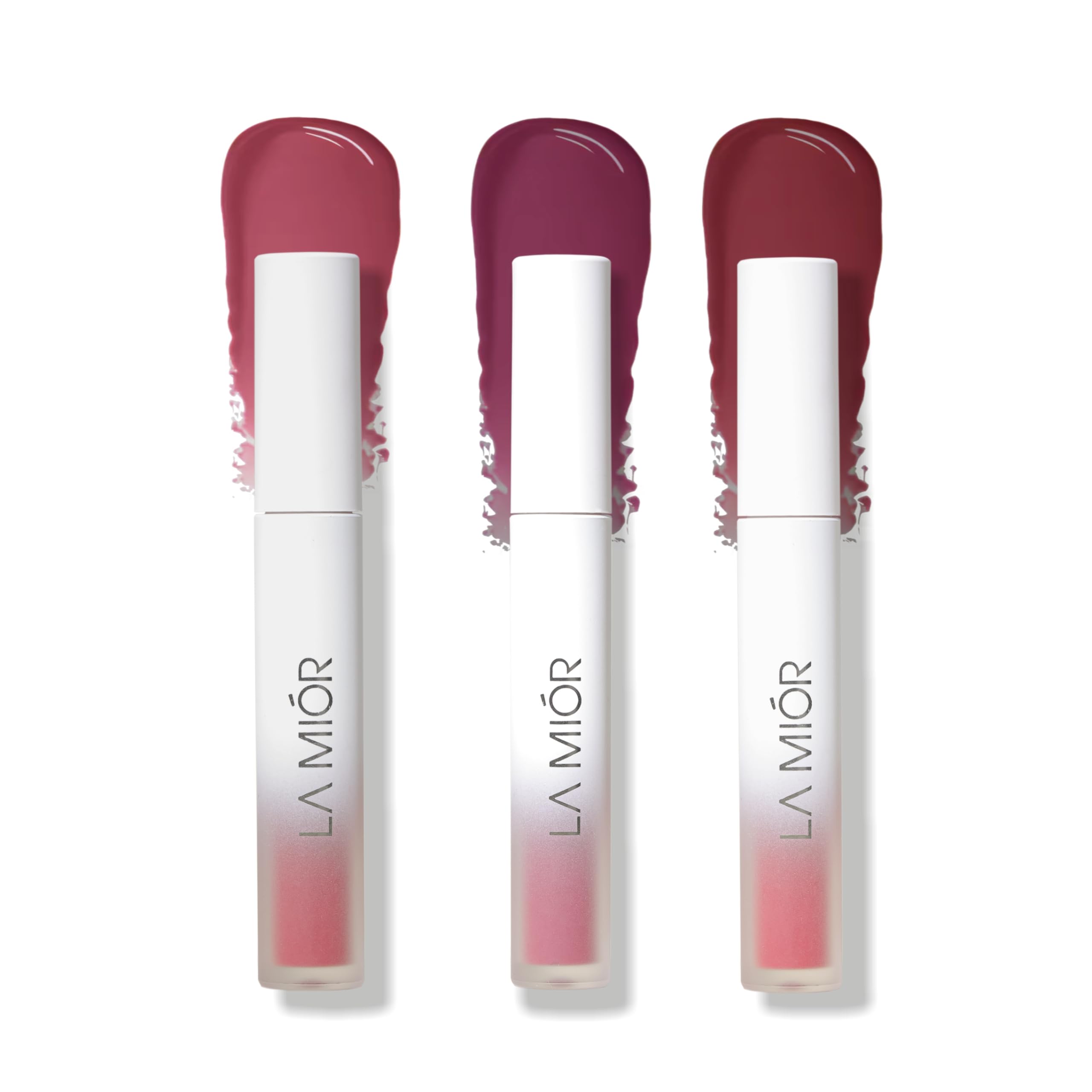 LAMIOR Long-Lasting Juicy Lip Stain | Pack of 3 | 16-Hour Stay, Transfer-Proof, Gel-to-Oil, Plumping, Hydrating | Shade: Spicy Autumn