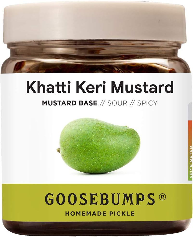 - Khatti Keri Mustard Pickle | Punjabi Aam ka aachar | Mango Pickle in Mustard | Preservative Free Pickle, 250 GMS