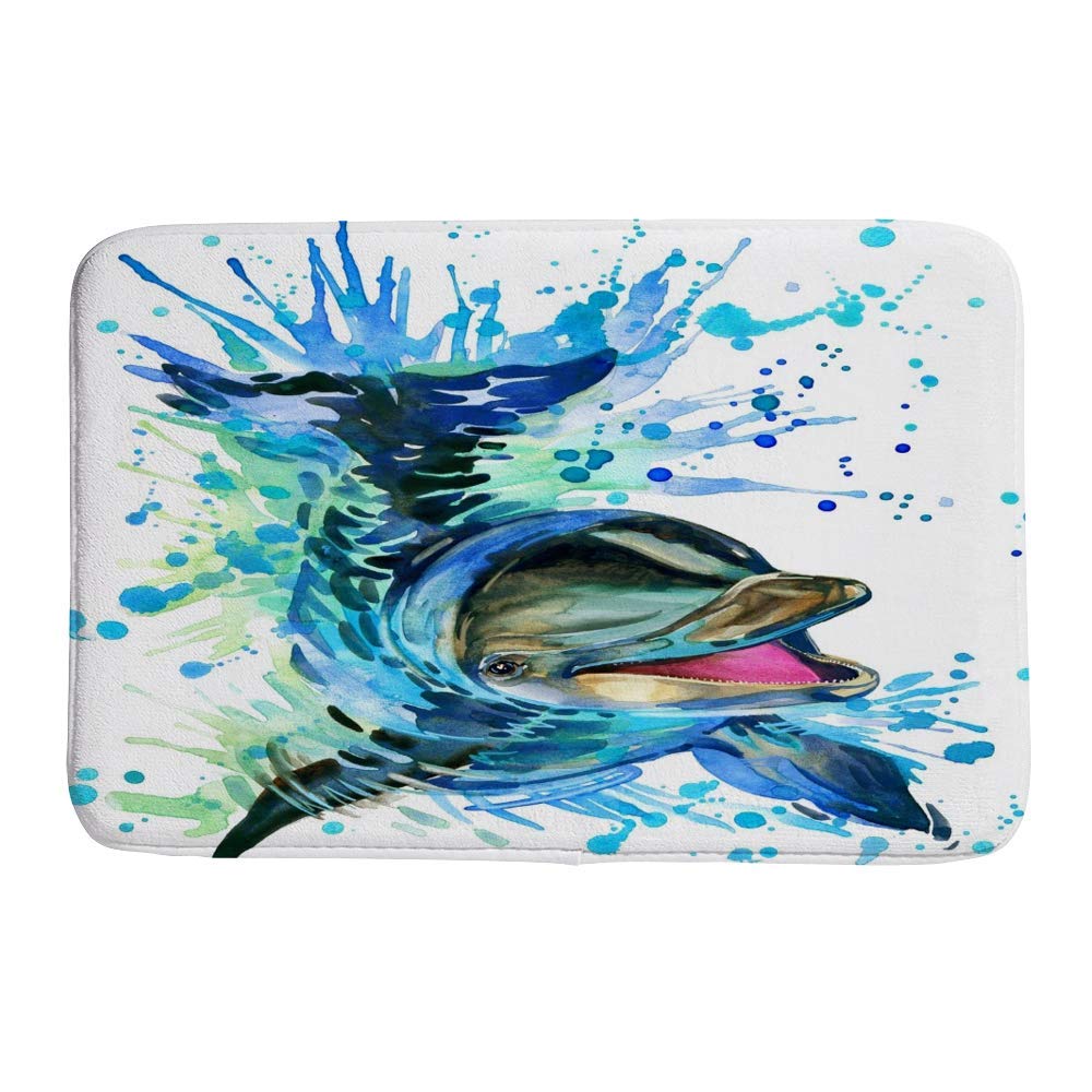 Tapis de bain en microfibre absorbante lavable en machine