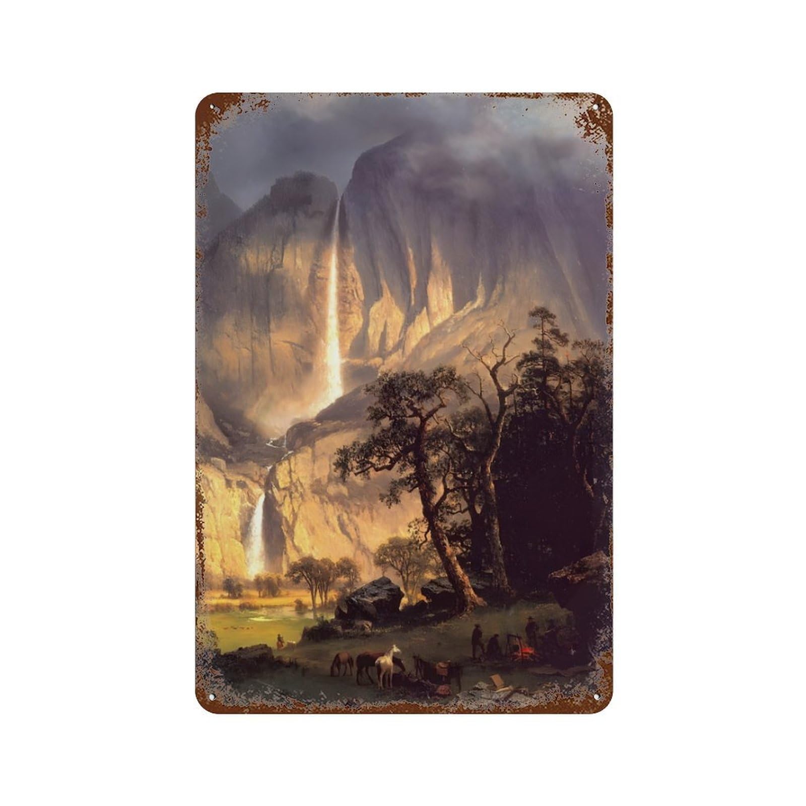 xiaoxiaoshen Albert Bierstadt (7) Wall Decor Art Metal Tin Poster Modern Home Decor Art Home Bar Shop Decorations Vintage Sign 30x20cm