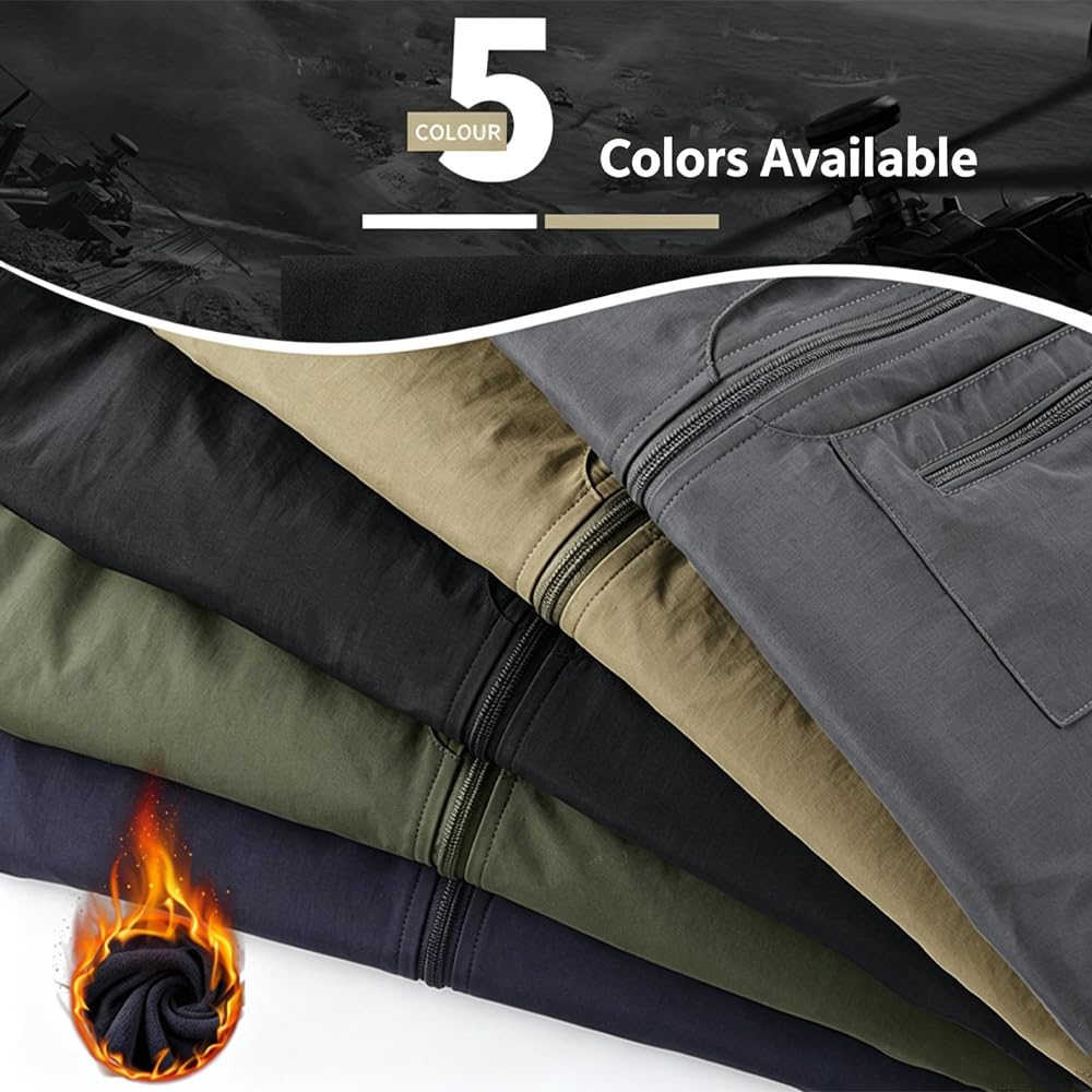 Gilet tattico leggero da uomo senza maniche con multi tasca | Gilet da viaggio casual foderato in pile, vestibilità ampia, con cerniera intera, per golf, viaggi, pesca, escursionismo