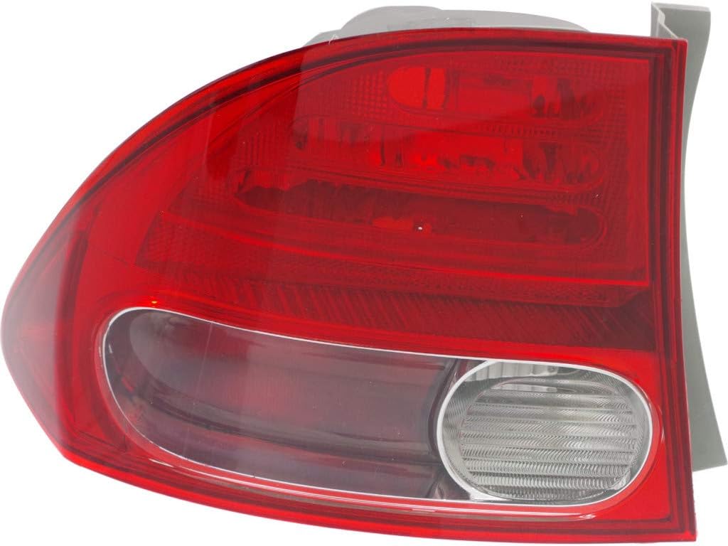 For Honda Civic Tail Light 2006 2007 2008 Driver Side Sedan On Body DOT Certified For HO2800166 | 33551-SNA-A02