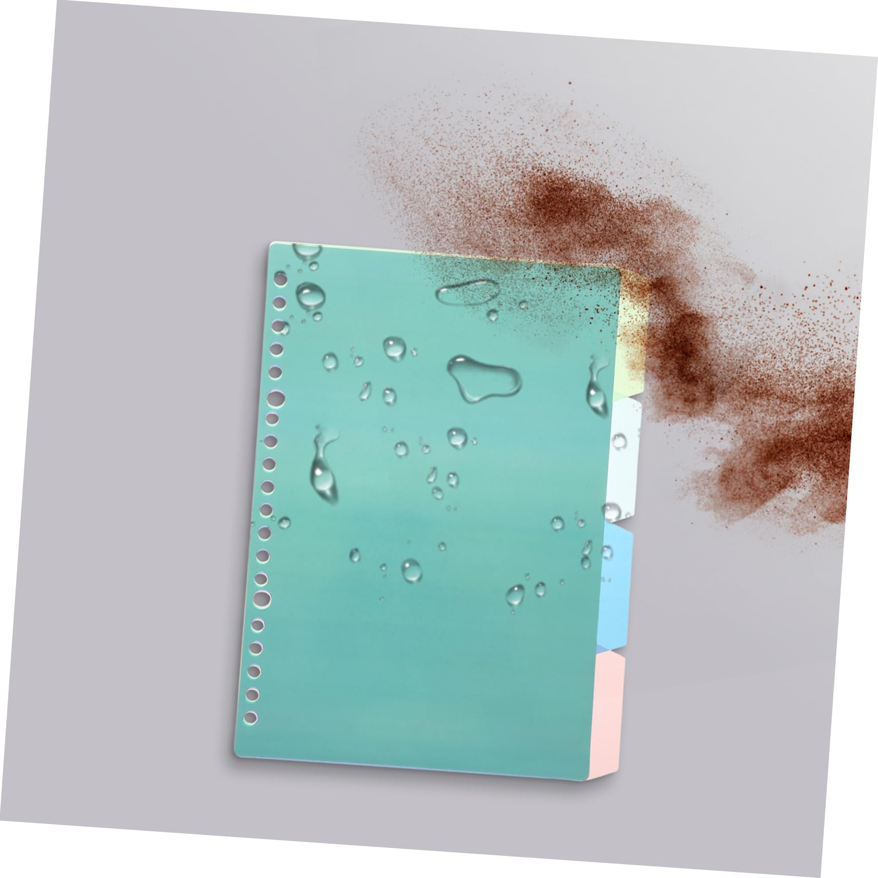 40 Sätze Vintage Binder Dividers mit Abnehmbaren Registerkarten Praktische Notizbuch und Ordner Trennblätter für Büro und Tagebuch Beschreibbar und Vielseitig Einsetzbar