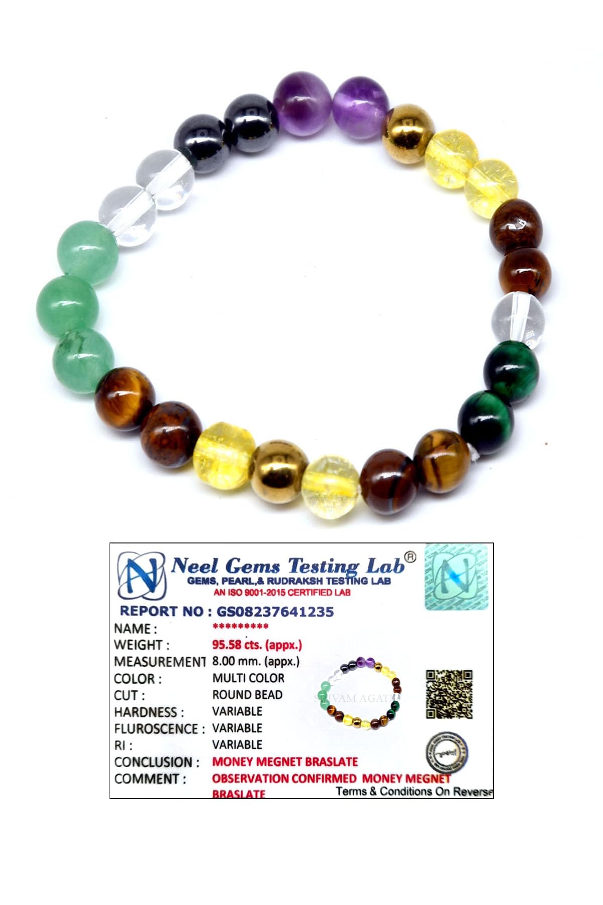 SHIVAM AGATE Money Magnet Golden Pyrite, Green Aventurine, Citrine, Hematite, Clear Quartz, Green Tiger Eye, Amethyst Healing Natural Gemstone Bracelet For Men & Women 8mm.(Pack of 1) (B0CT94SC2K) Amazon Price History, Amazon Price Tracker