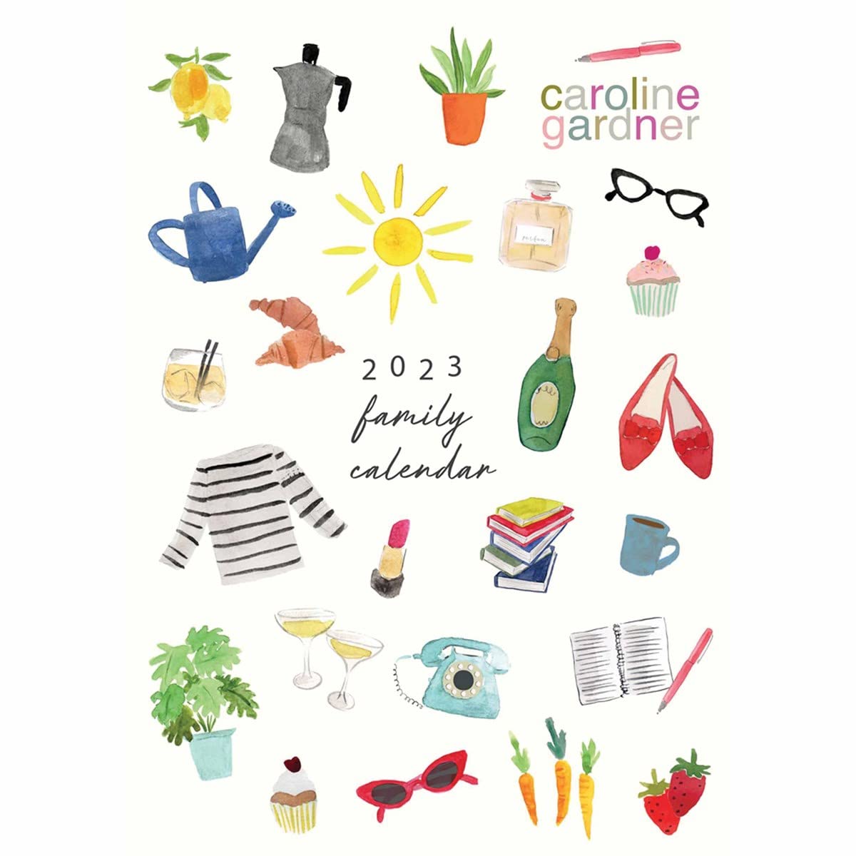 2023 Wall Calendars by Portico Designs (Caroline Gardner All Around the World A3 Calendar C23078)