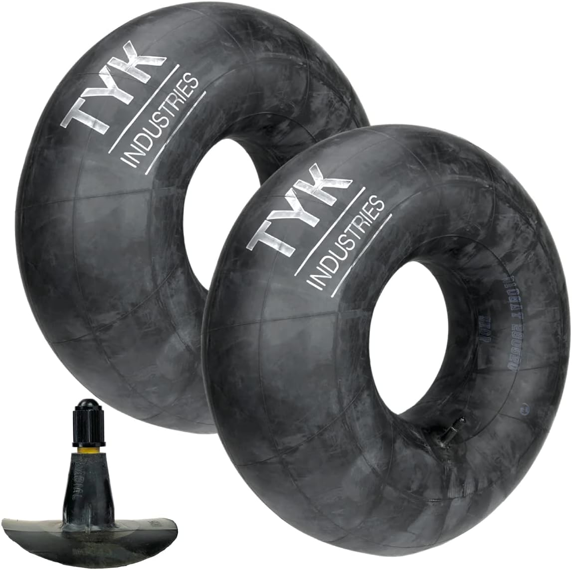 Two TYK 6.00-16 Tractor Tire Inner Tubes, 600-16 with TR15 Valve Stems