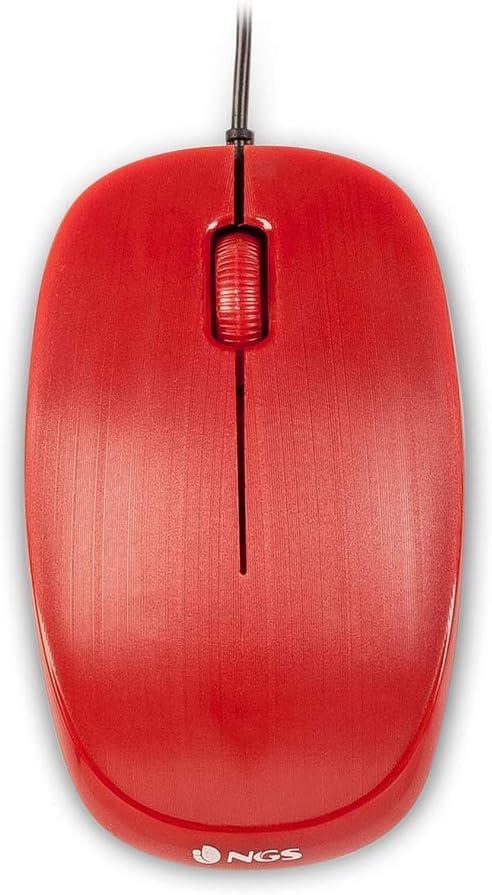 NGS FLAME RED - Mouse Ottico 1000dpi con Cavo USB, Mouse per Computer o ...