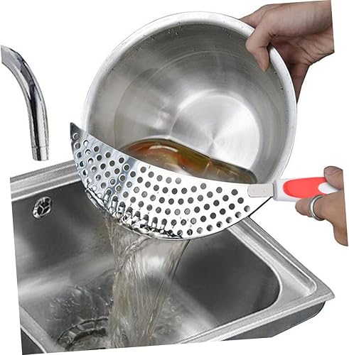 Miniatura 7 de 1 colador de acero inoxidable, colador de olla de acero inoxidable