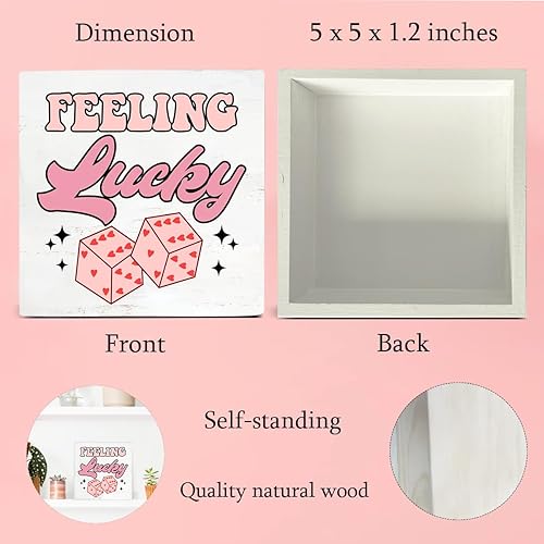 Vista 56 de Decoración de San Valentín, decoración del día de San Valentín, gnomos de San Valentín, camión, un camión cargado de amor, decoración de madera