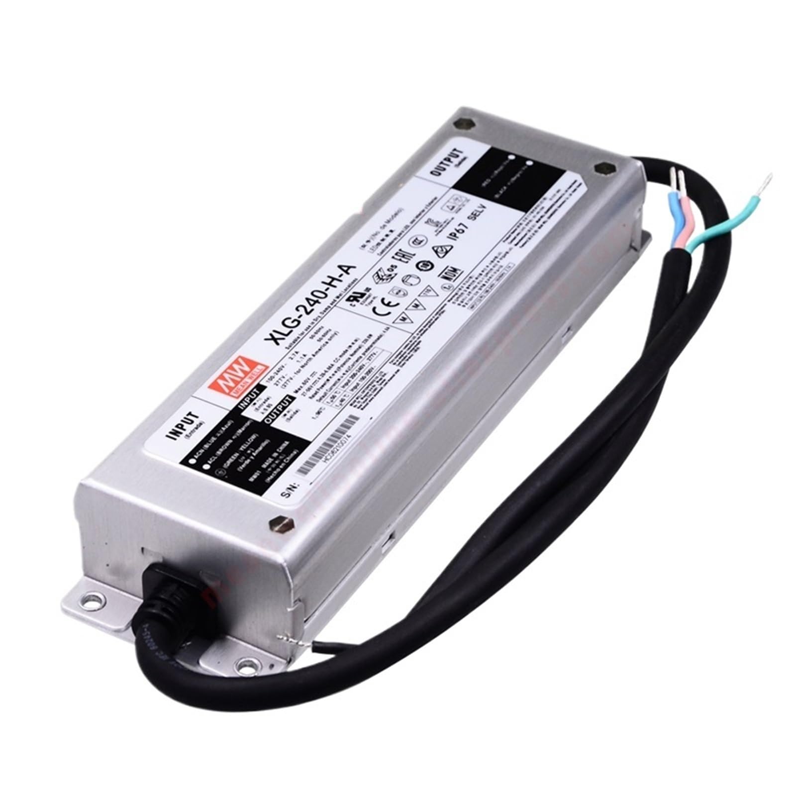 Fcarumiqp Xlg-240-H-A-240W Xlg-240-H-A Ip67 /4280-6660Ma/27-56V/240W Constant Power Mode Led Driver