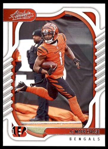 2022 Panini Absolute #43 Ja'Marr Chase Cincinnati Bengals Football Trading Card