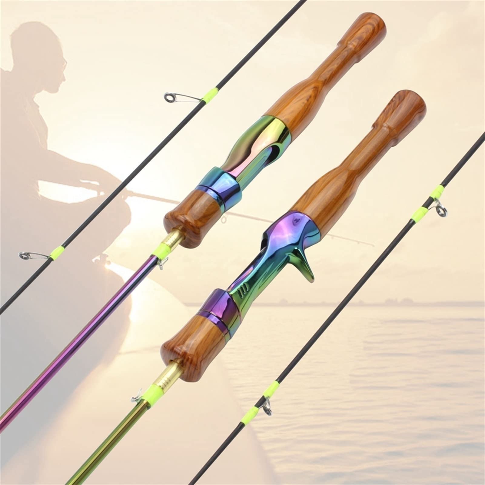Caña de Pescar Portátil Polo de pesca 1.68m colorida trucha de punta sólida señora varilla de pesca de surf Ul POLE POLLO DE PESCA ULTRALIGUA DE CARRACIÓN DE CONBRISTA DE COBONO PODER Caña de Pescar S
