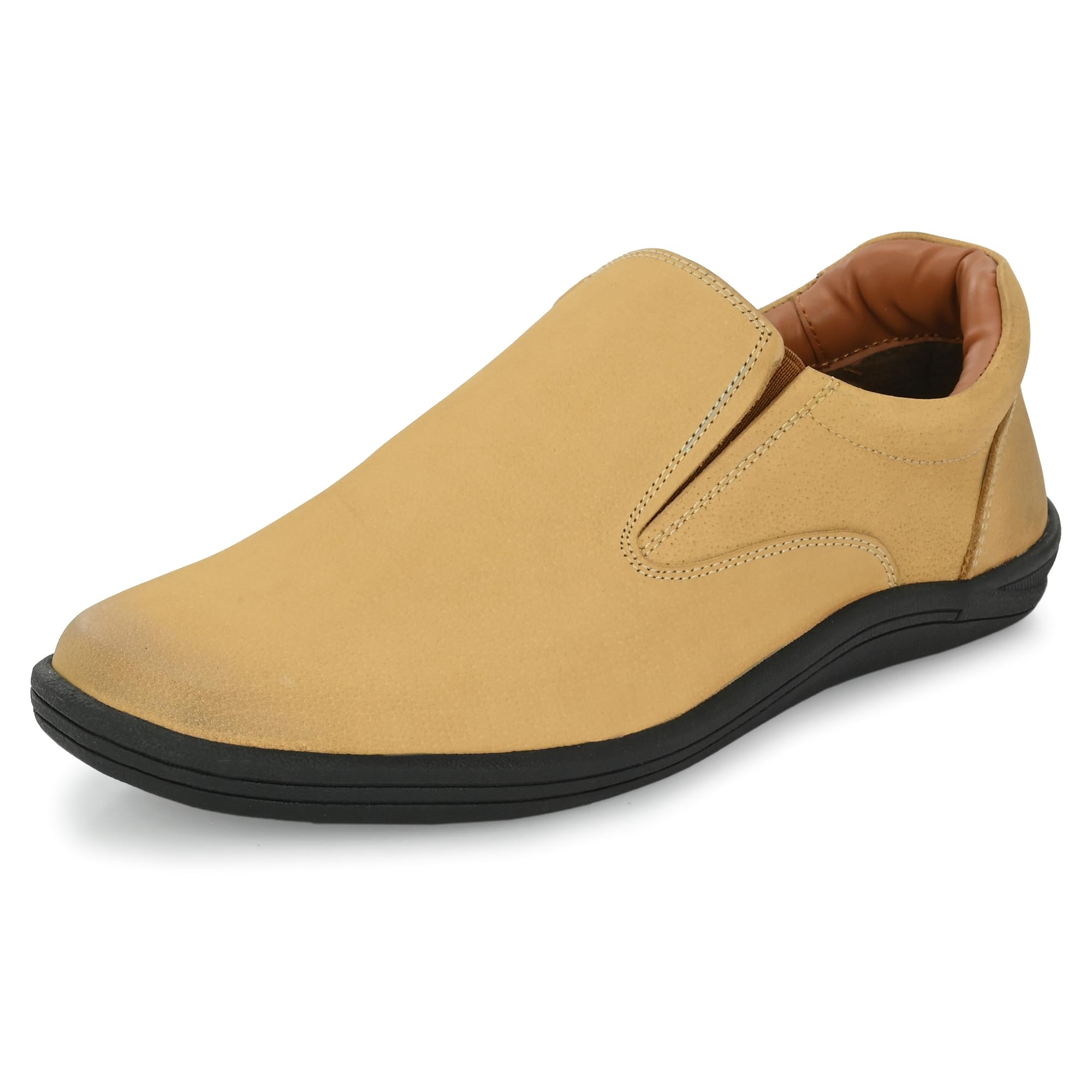 Auserio Mens Leather Slip On Sneaker Casual Shoes | for Adults with Antimicrobial, Heat-Insulating | Shoes for Parties & All Occassions | UK_6_Camel_SSE_167 (B0CT64NT9H) Amazon Price History, Amazon Price Tracker