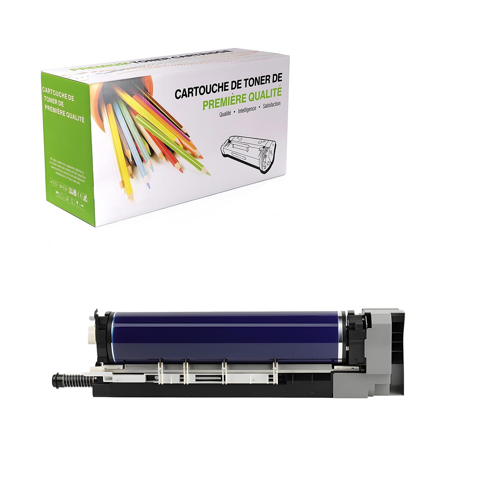 Kompatybilny zamiennik zespołu bębna dla Xerox D95 006R01668 do użytku z Xerox D95 D110 D110P D125 D125P drukarką,(Czarny-500000 stron),1 pack