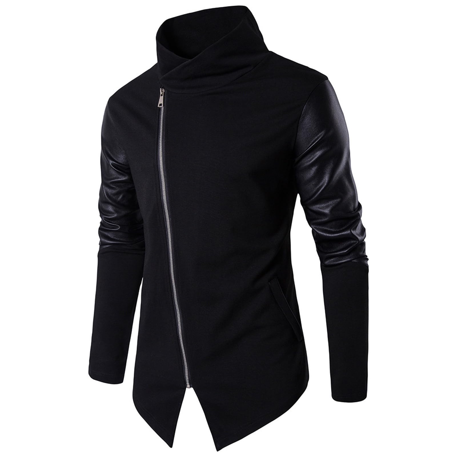 Hoodie Uomo 2023 Autunno e Inverno Maglieria Colletti di Colore Giovanile Cappotto da con Cerniera Moda Sottile Loose Y2k Retro Giacche Moto