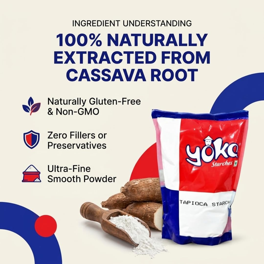 Yoka Tapioca Starch 500gm — Amazon image 4
