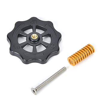 review Hot Bed Leveling Kit, 3D Printer Parts High Strength Special Accessory Leveling Nut Durable for Industrial Equipment