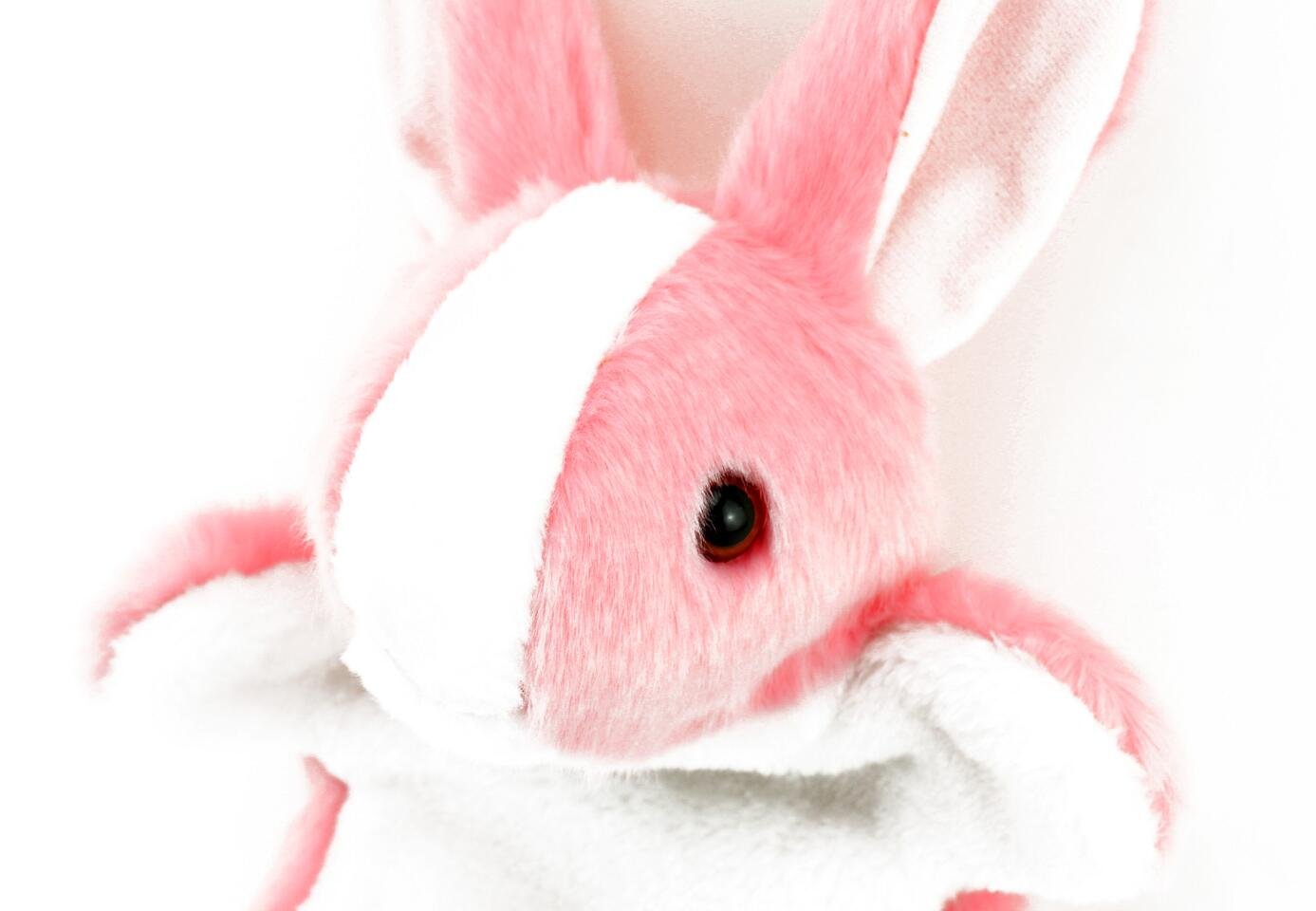 Amazon.co.jp: naissant かわいい ピンク の うさぎ ちゃん パペット