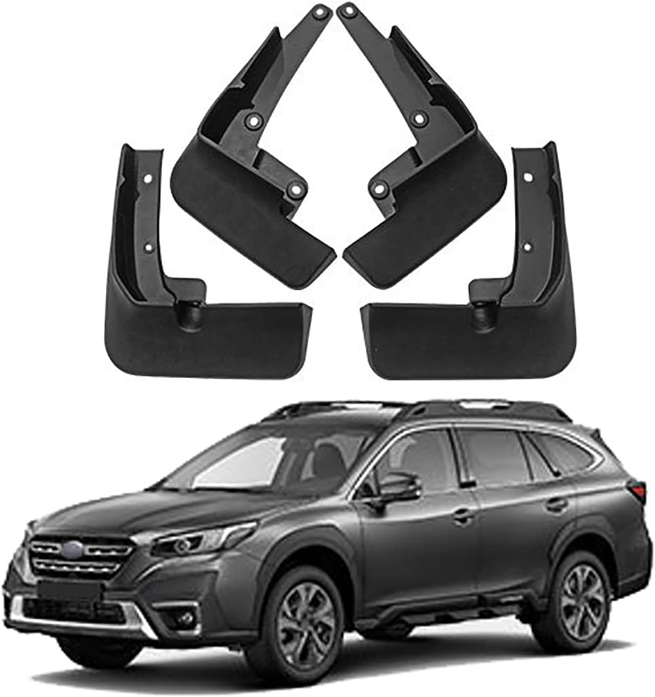 NYSLDSCO 4Pcs Premium Mud Flaps for Subaru Outback 2021 Front and Rear Splash Guards Durable Mudguards Protection Against Road Debris