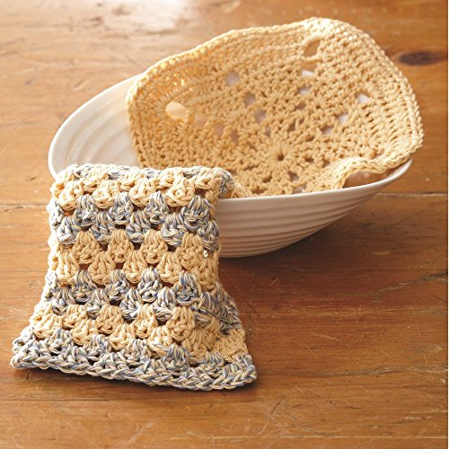 Image of Lily Sugar 'N Cream The Original Solid Yarn, 2.5oz, Medium 4 Gauge, 100% Cotton - Jute - Machine Wash & Dry (Pack of 2)