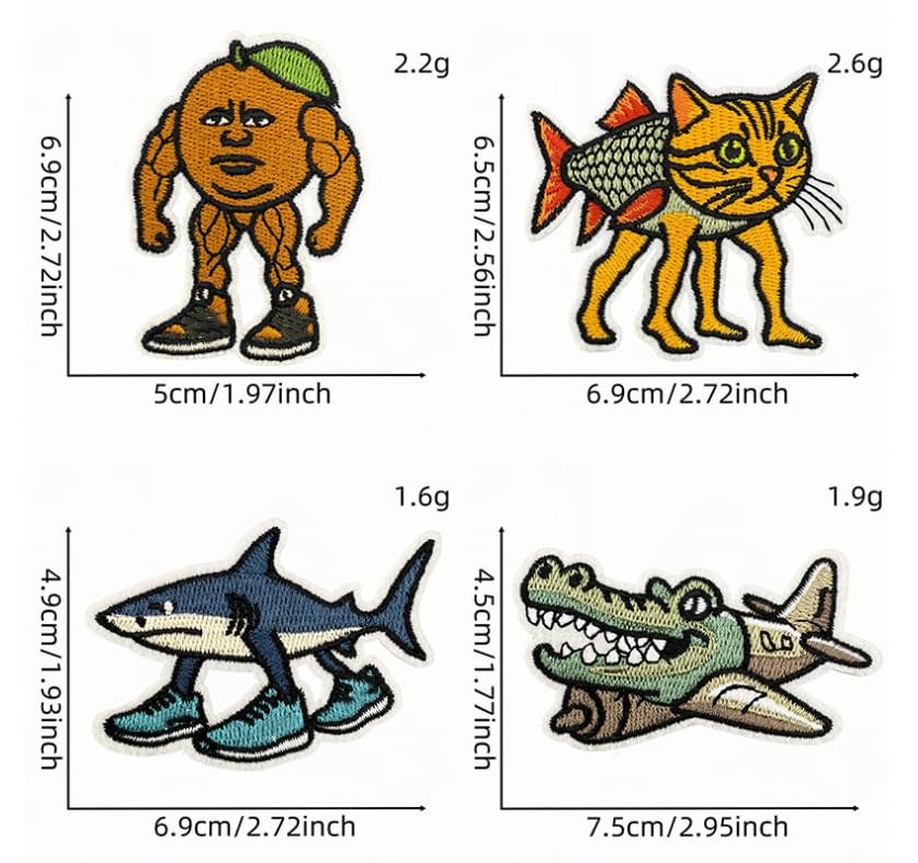 Amazon.co.jp: 【18枚入り】トゥントゥントゥンサフール 刺繍ワッペン