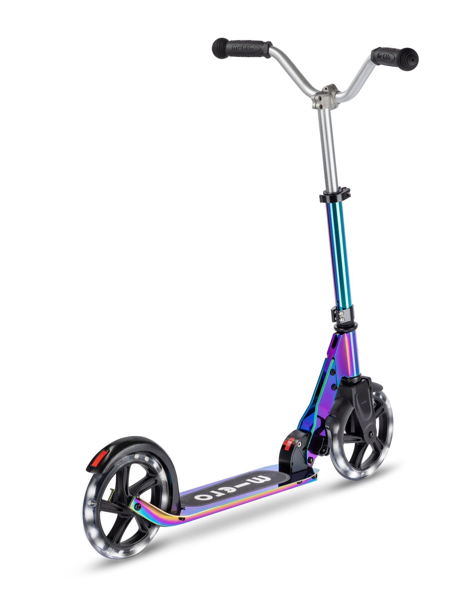 Micro | Trottinette Enfant Cruiser | Grande Roues | Pliable | Guidon Chopper | 7-12 Ans