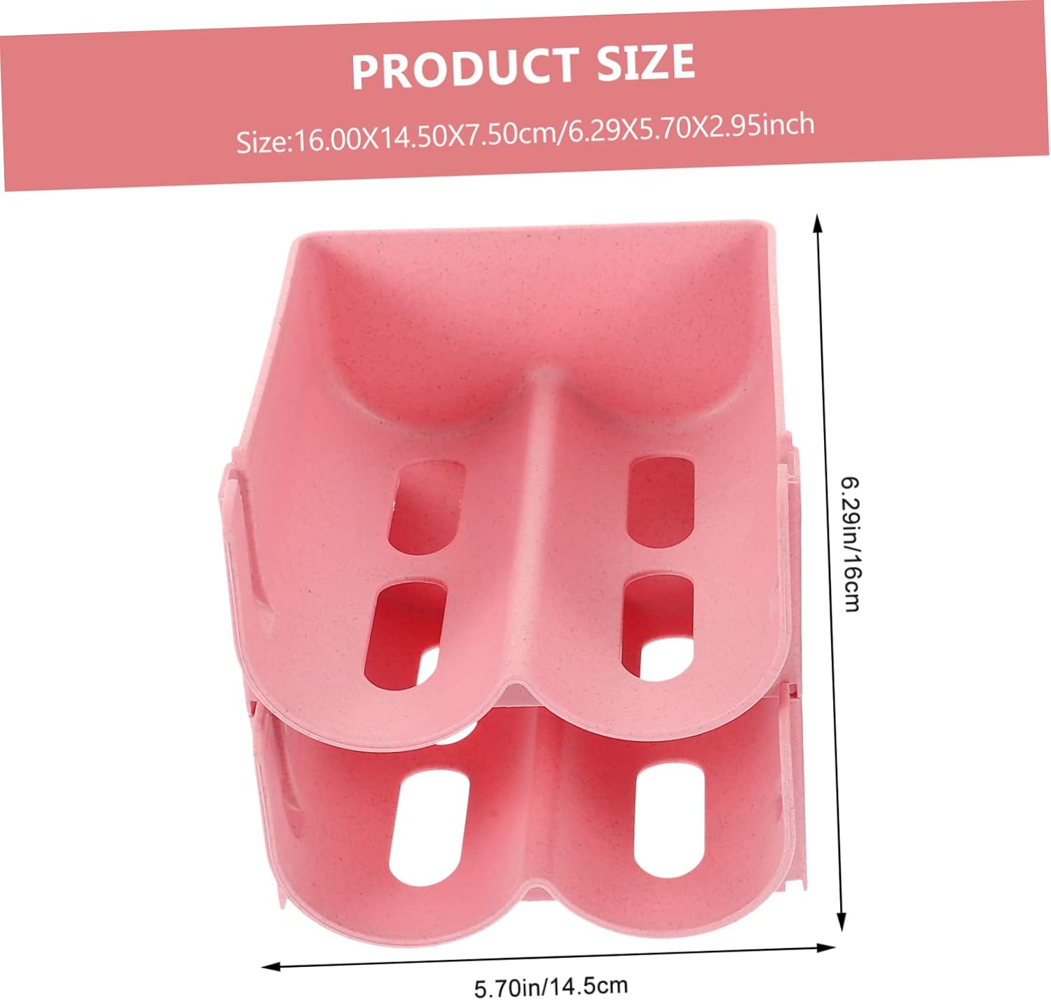 4Pcs Stackable Soda Dispenser Rack Organizer for Fridge Wine Holder and Beverage Storage Space Saving Design for Cans and Bottles Neat Storage Pink