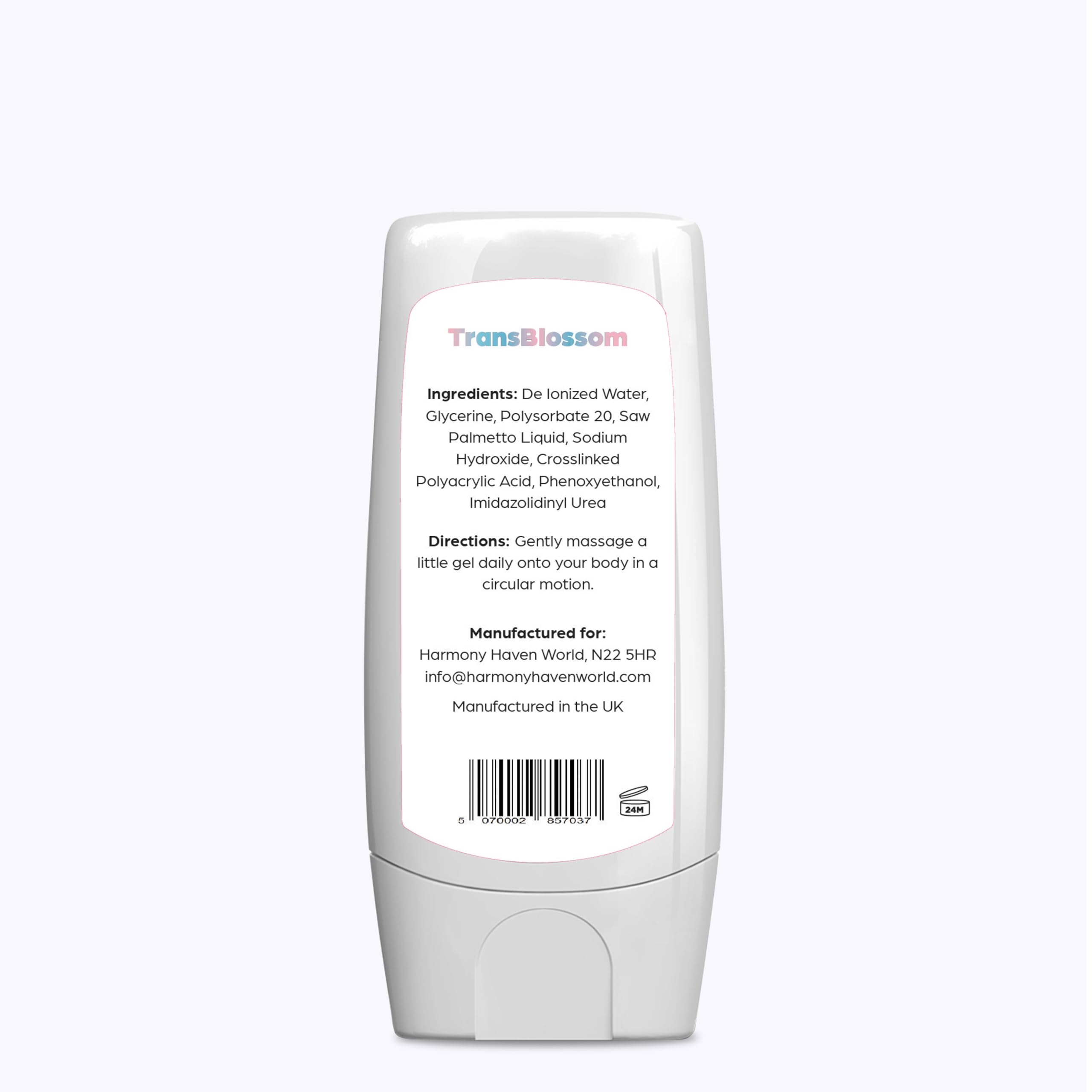 Cambiamenti di T-bloccante TransBlossom, T-bloccante, gel anti-androgeno, MTF, massaggio del corpo e gel femminile