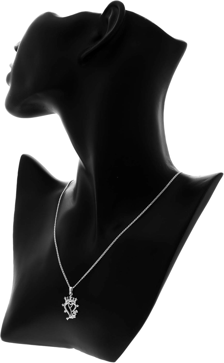 Alexander Castle 925 Sterling Silver Scottish Luckenbooth & Thistle Necklace - 20mm x 15mm Pendant with 18" Silver Chain & Jewelry Gift Box - Scottish Gifts for Women - Image 4