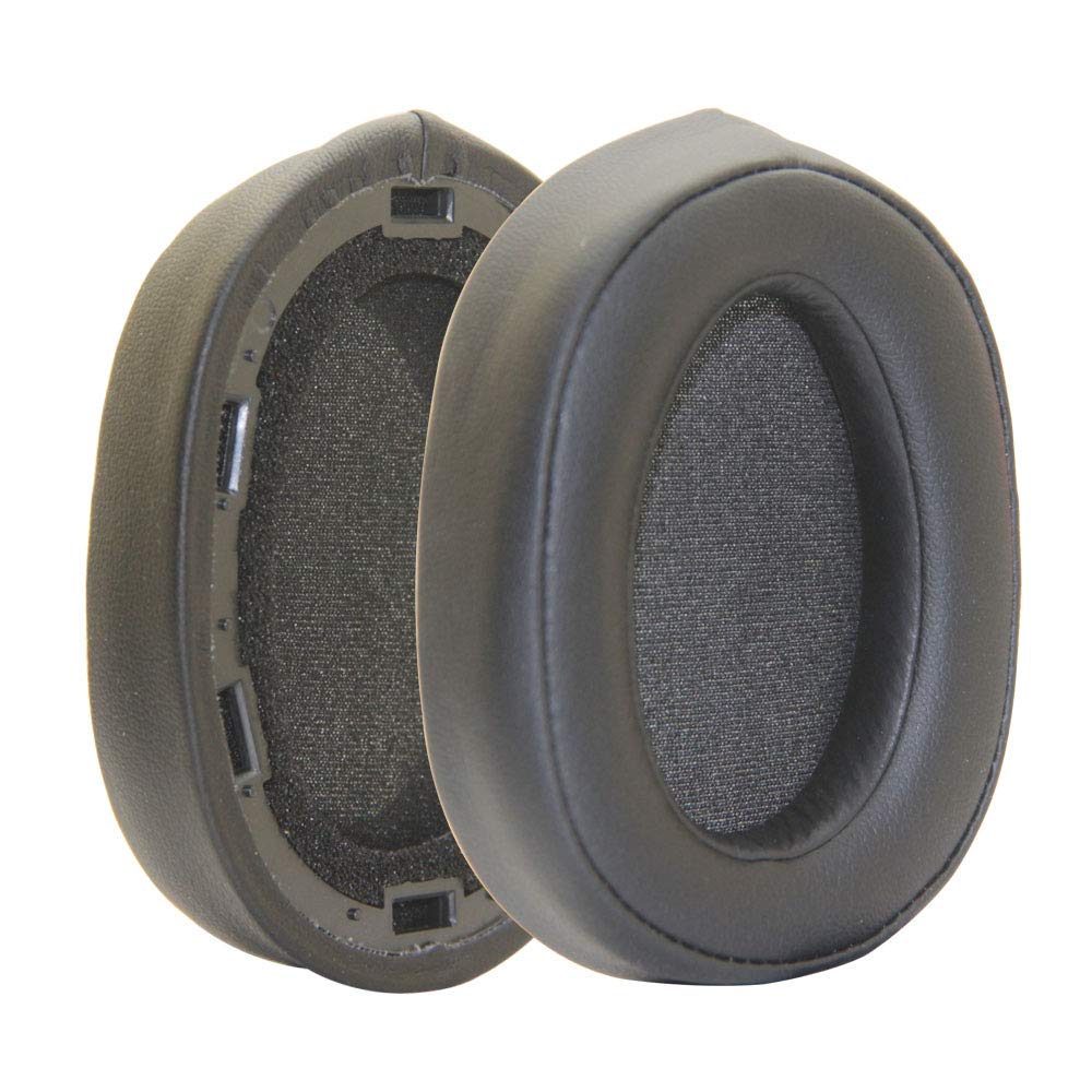 Poyatu 100ABN Earpads for Sony MDR-100ABN H900N WH-H900N Headphones Replacement Ear Cushion Pads Earpad Pad Pillow Cover (Black)