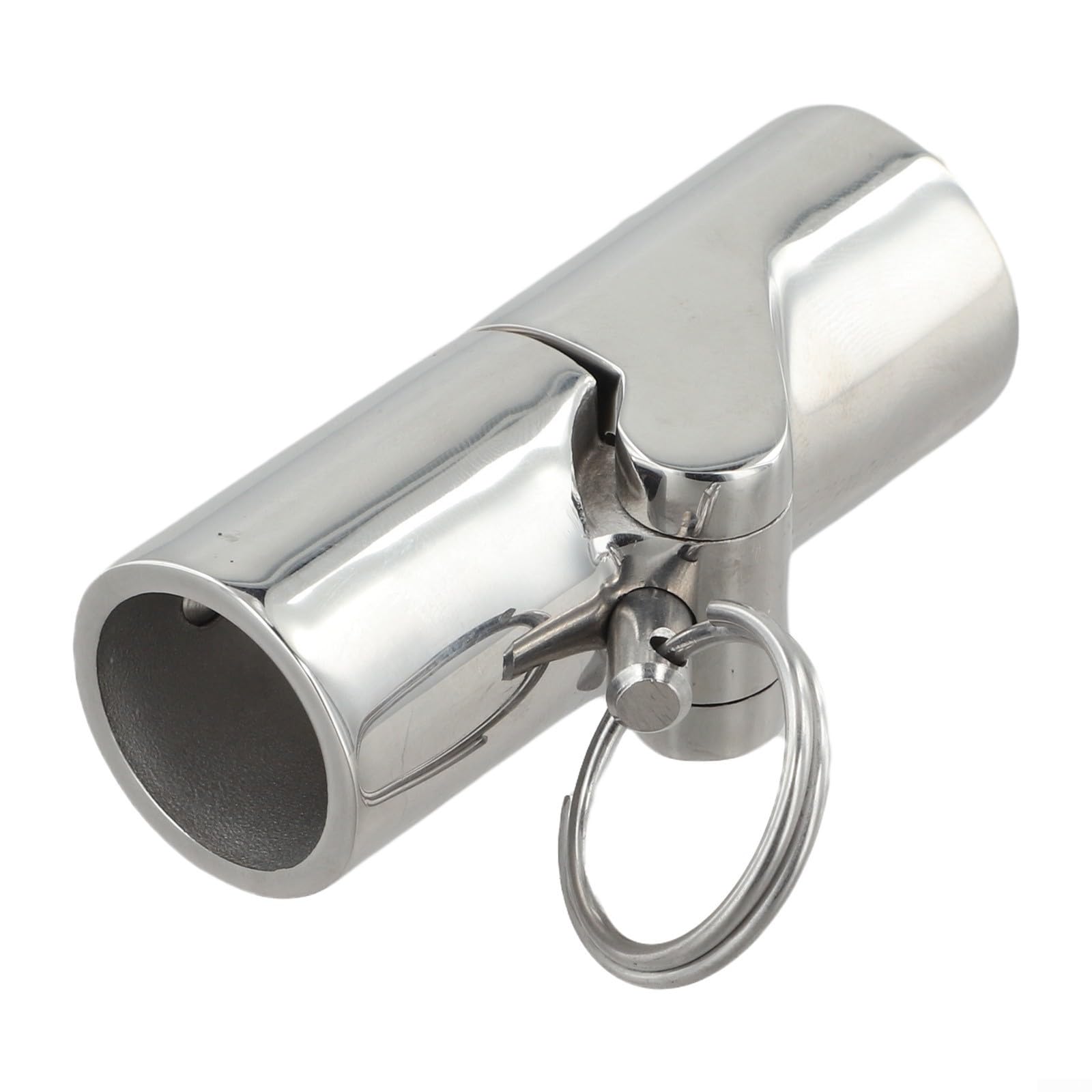 Zoegneer 316 Swivel Coupling Pipe Connector Marine Grade Stainless Steel Folding For Boat Railing With Mirror Finish And 180 Degree Pivot Fits 25Mm 22Mm 32Mm Tubes Silver(22mm)