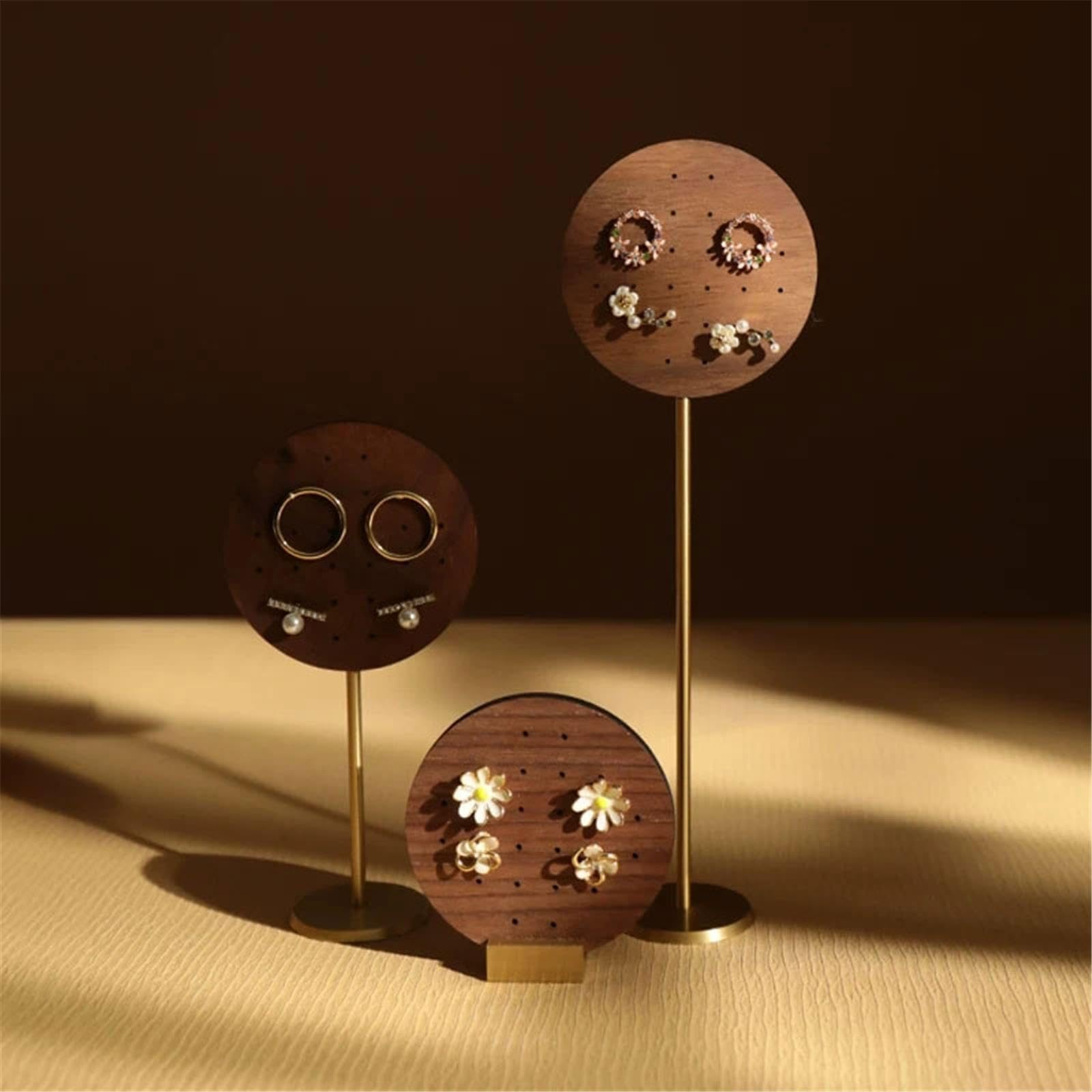 Espositore Gioielli Espositori in Legno da 6 Pezzi for Orecchini Pendenti Organizer Gioielli