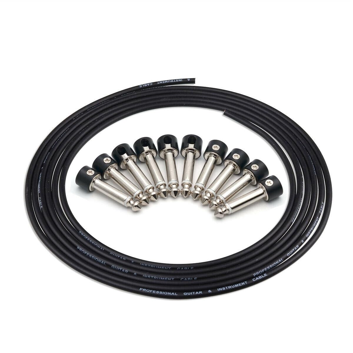 Ziiyoilh Solderless Connectors Design Guitar Cable Diy Guitar Pedal Patch Cable Kit - Image 4