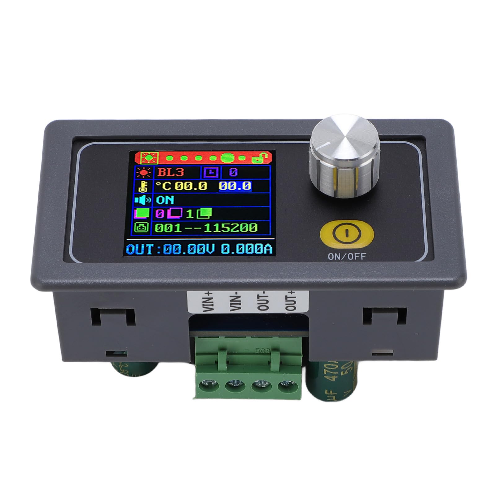 DC na DC 12A Cyfrowy Regulator Napięcia z Wyświetlaczem 6-30 V do 0-36 V Regulowany Konwerter Step Up Down z Pokrętłem Potencjometru Przełącznik Włączania i Wyłączania dla
