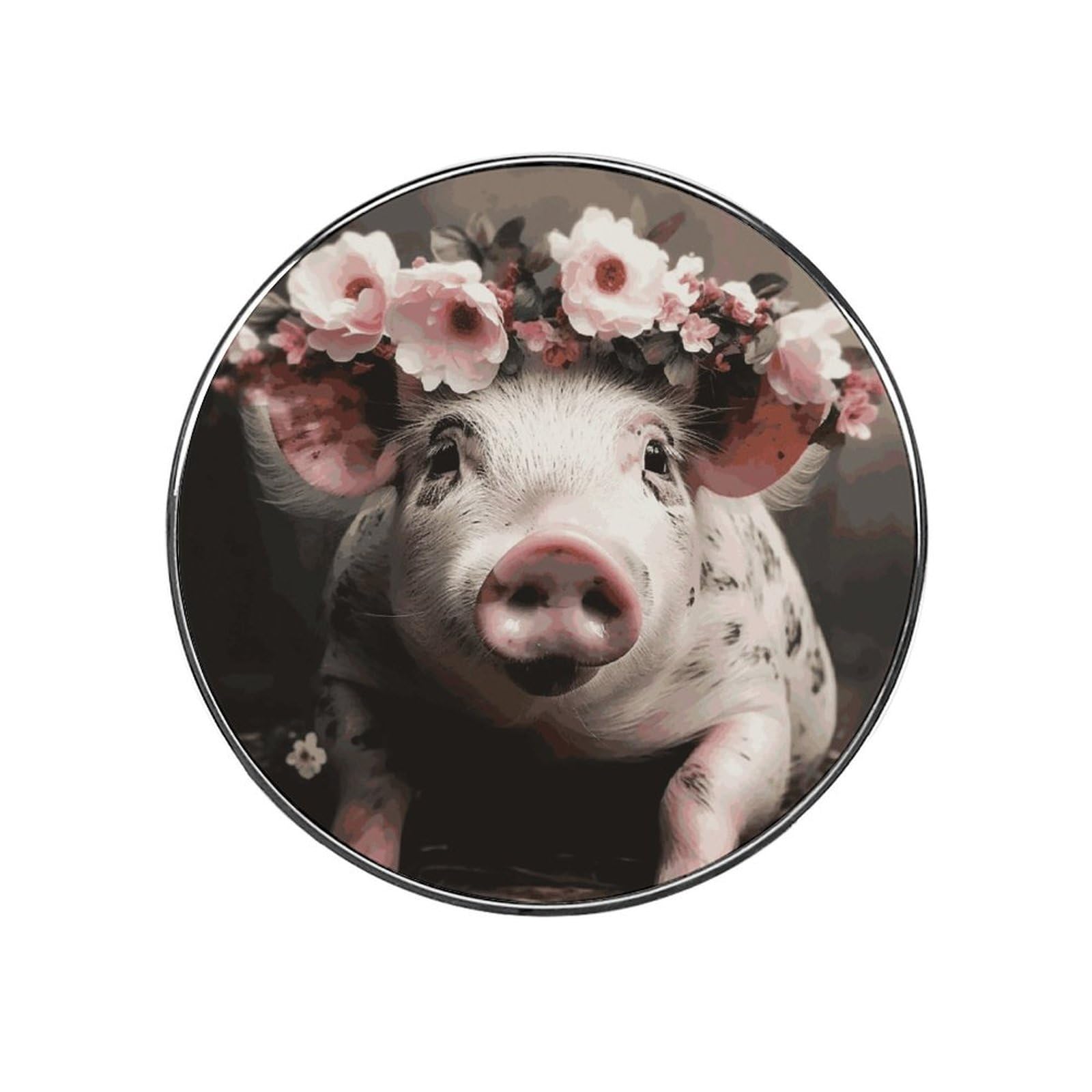 Adfgyerh Style Smiling (14) Refrigerator Magnets Circular Design，Stickers Home Decorations，Fridge Magnets For Fridge Plant Lovers Kitchen Office Locker Whiteboard Car Garage Decor.