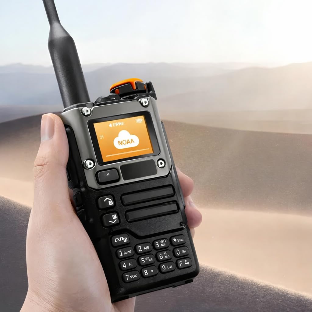 Radio CB Portatile UV-K5 (8) 50–600 MHz 5W 2023 FM/AM con USB-C