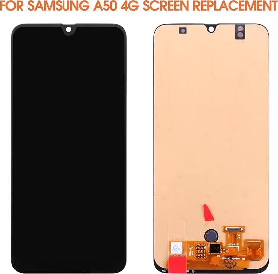 OLED Screen for Samsung Galaxy A50 2019 Screen Replacement for Samsung A505 LCD Screen SM-A505F,SM-A505G,SM-A505W,SM-A505X Touch Display Digitizer Assembly Repair Parts(Support Figerprint Function