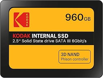 Amazon.com: KODAK Internal SSD X150, Yellow, 960GB : Electronics