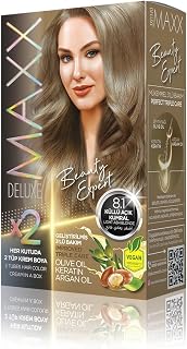 Maxx Deluxe Beauty Expert Set Saç Boyası 8.1 Küllü