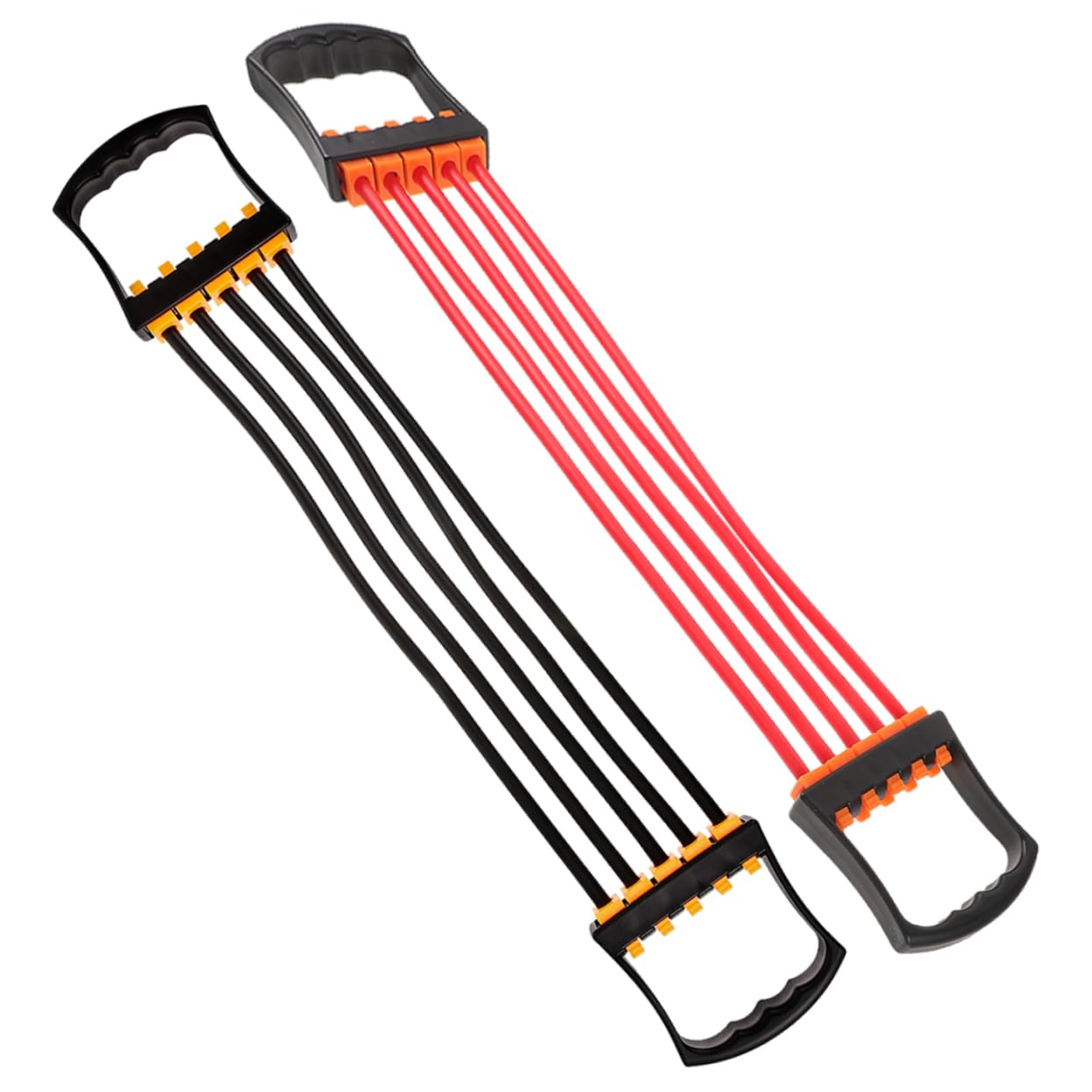 Toyvian 2 Pezzi Bande per Fitness con Maniglie Ergonomiche per Allenamenti Trazione e Muscolare Resistente e Antiscivolo per Palestra e Home Fitness