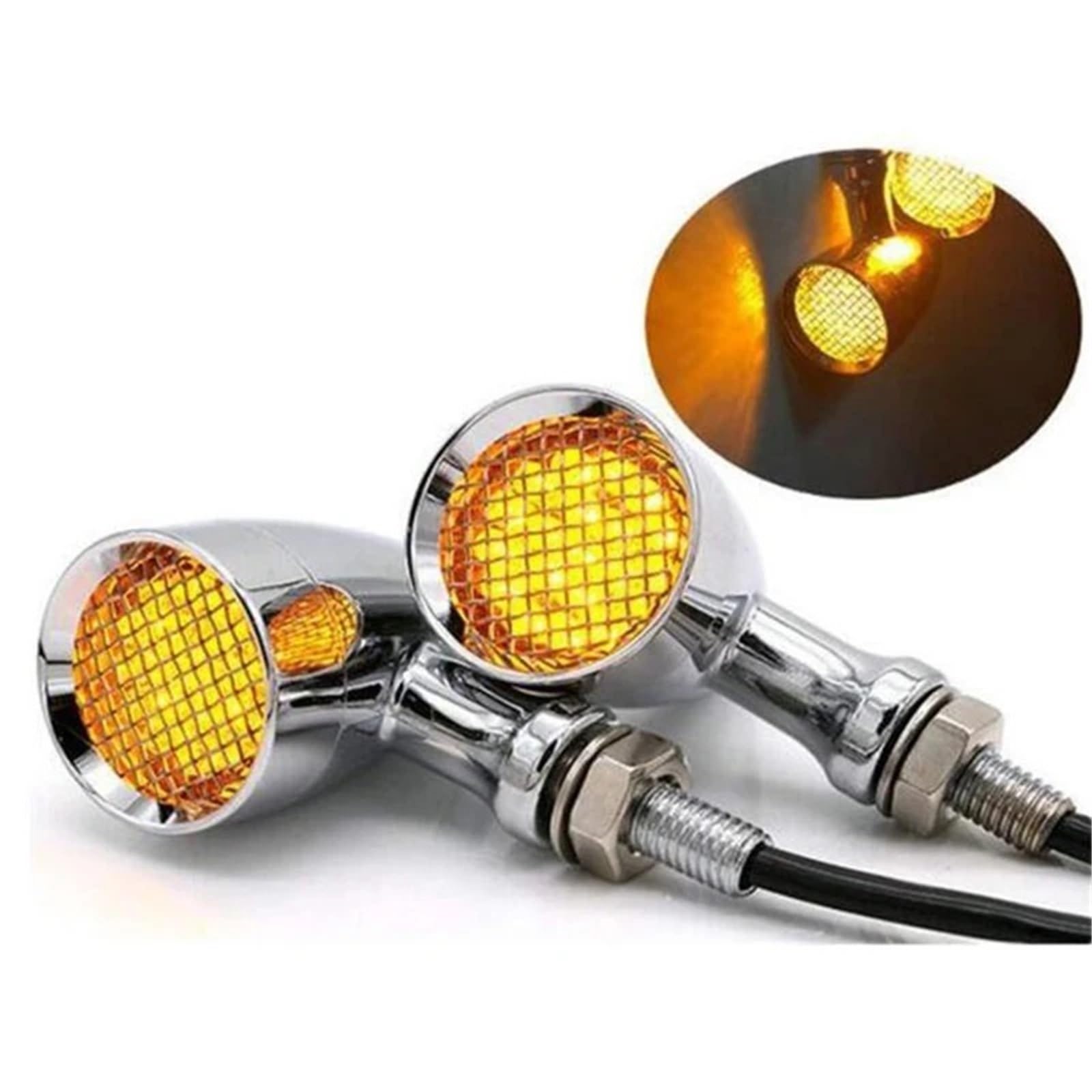 1 pezzo per moto universale per indicatori direzione per LED per