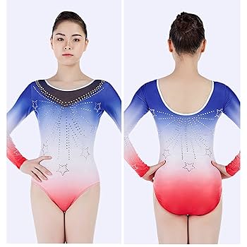 すぐ発送❗️新体操競技用レオタード　　　　684 Amazon.co.jp: 新体操レオタード、女子女子プロ速乾性競技用通気