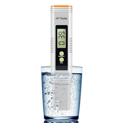 Miniatura 7 de Medidor de pH probador digital de pH con ATC 001 probador de calidad del agua de alta precisión con rango de medición de pH 0-14 medidor de pH para