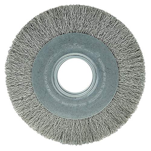 Weiler 804-06490 Medium Face Crimped Wire Wheel, 8