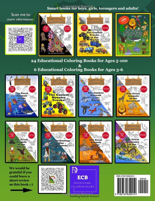 The Great Animals of the Jungle! - Fun & Facts Coloring Book: 30 original illustrations and over 125 cool facts! (We Can Color! - Fun & Facts Educational Coloring Books) - Image 2