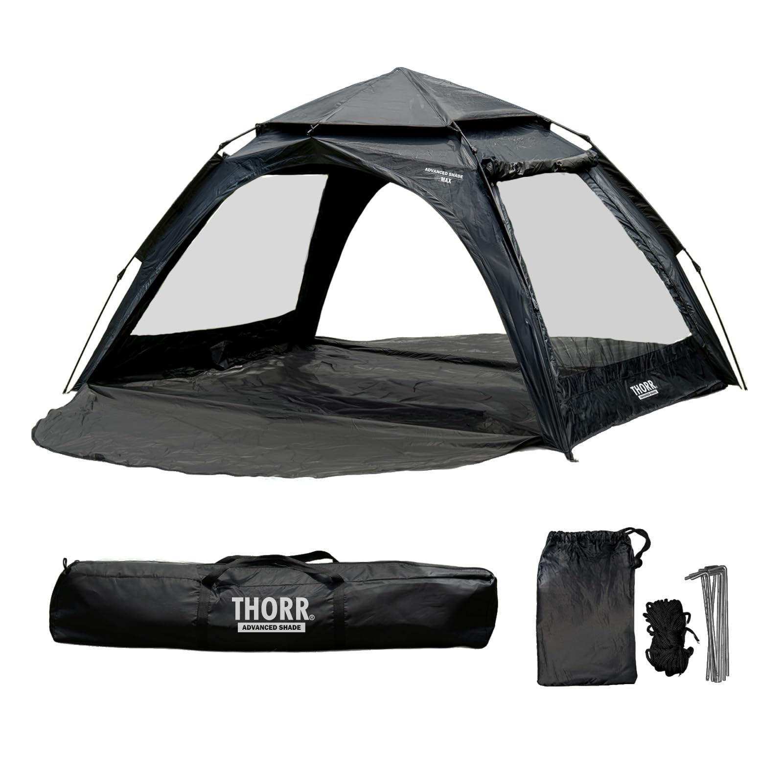THORR アドバンスドテントシェード ブラック 新品未使用 Amazon | THORR サンシェード 日避け テントシェード 大型