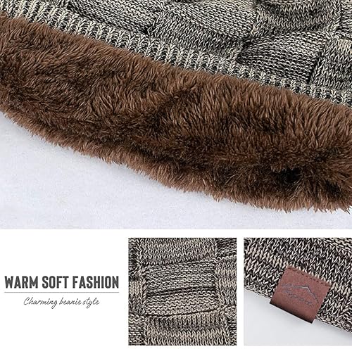 Image of DENIMHOLIC Winter Cap for Men, Beanie Cap for man,Winter Cap for Women, Woolen Cap for Women, Woolen Cap for Men