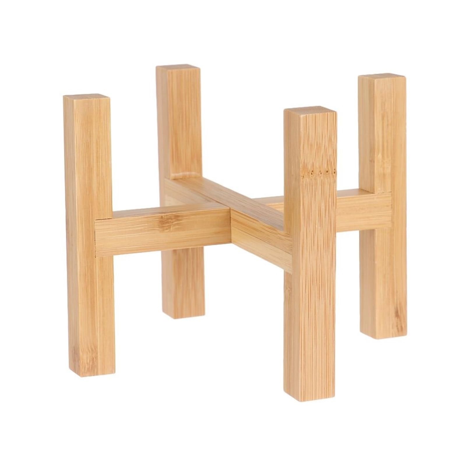 GHHZML Plant Riser Floor-Standing Bonsai Display Stand Wood Flowerpot Holder Flower Pot Base Indoor Outdoor Home Decoration Tray Garden Supplies(14.3cmx11.1cm)