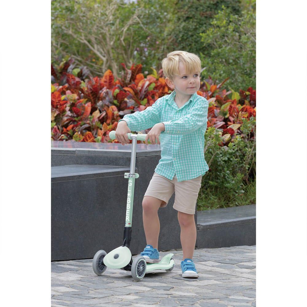 Globber - Trottinette 3 Roues Junior Foldable Lights ECOLOGIC